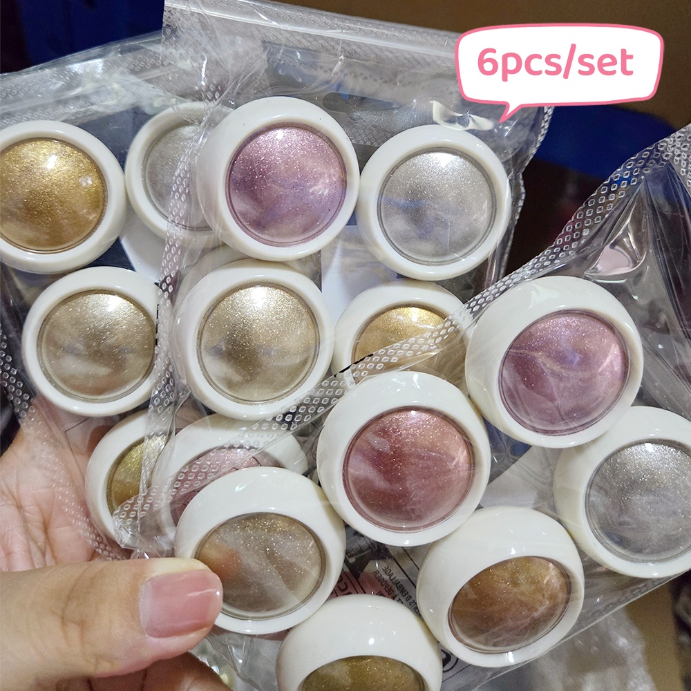 Nail Glitter Chrome - 6 Pcs Fantasy Mirror Chrome Effect