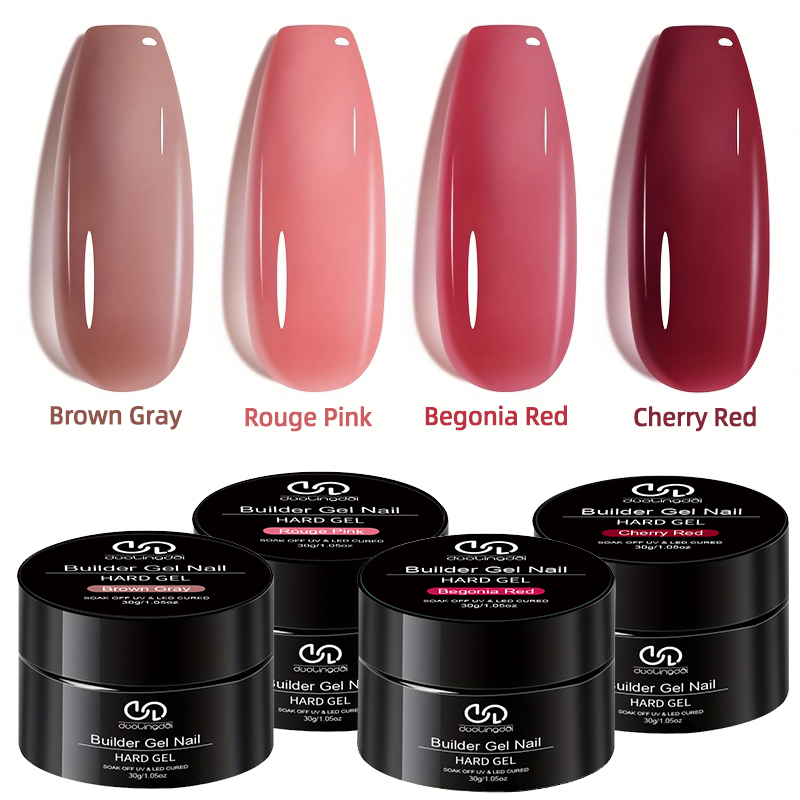 Nail Art Pink Soft - Acrylic Builder Nail Gel for Extension