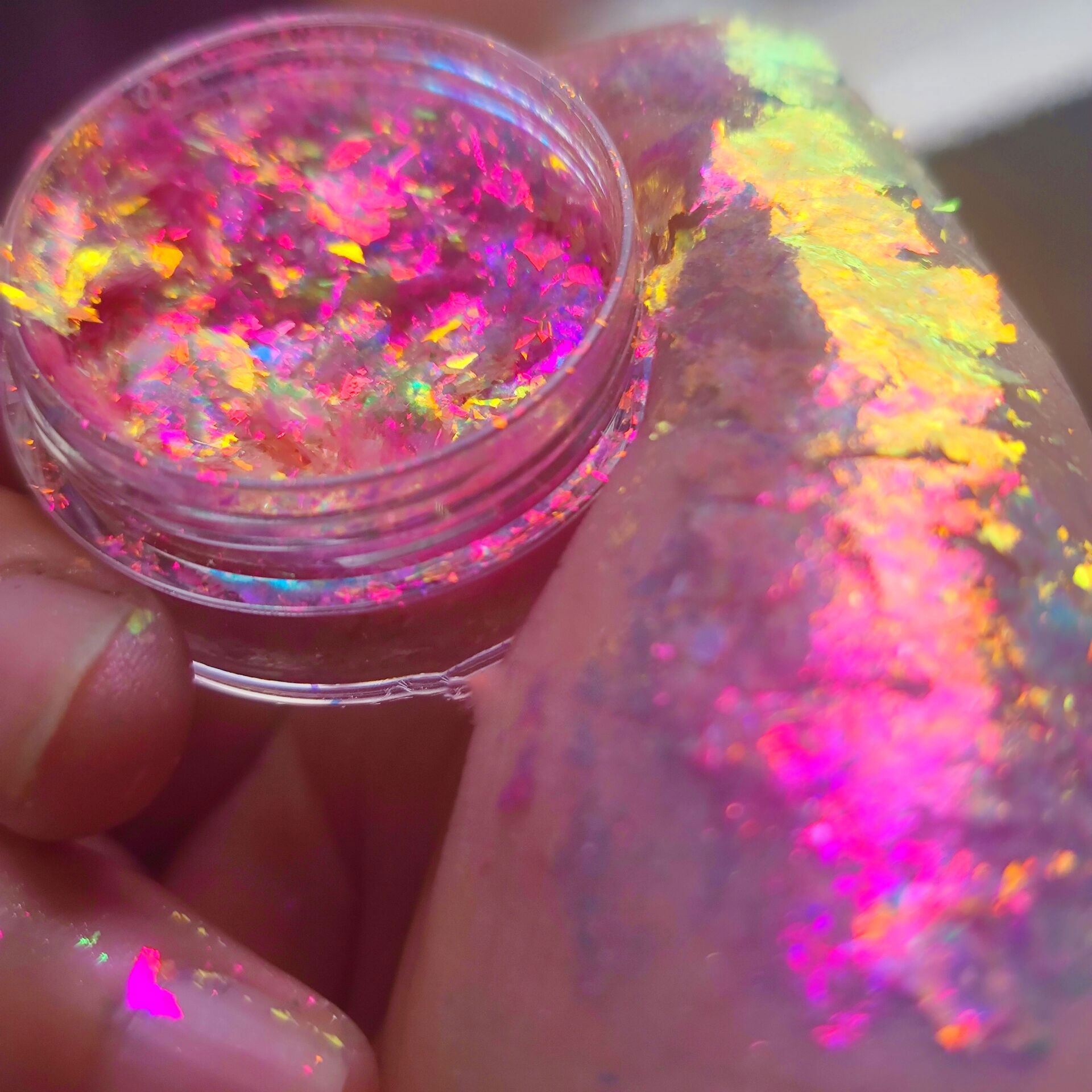 Sparkly Chameleon Nail Opal Fl - Nail Glitter Chrome review and price