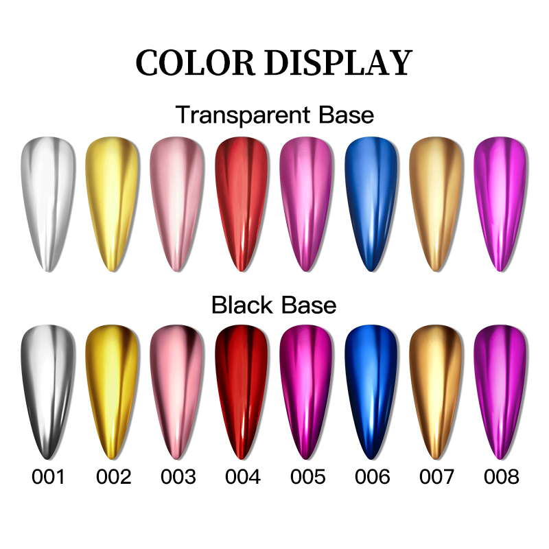 Metallic Gold Silver Mirror Po - Nail Glitter Chrome review and price