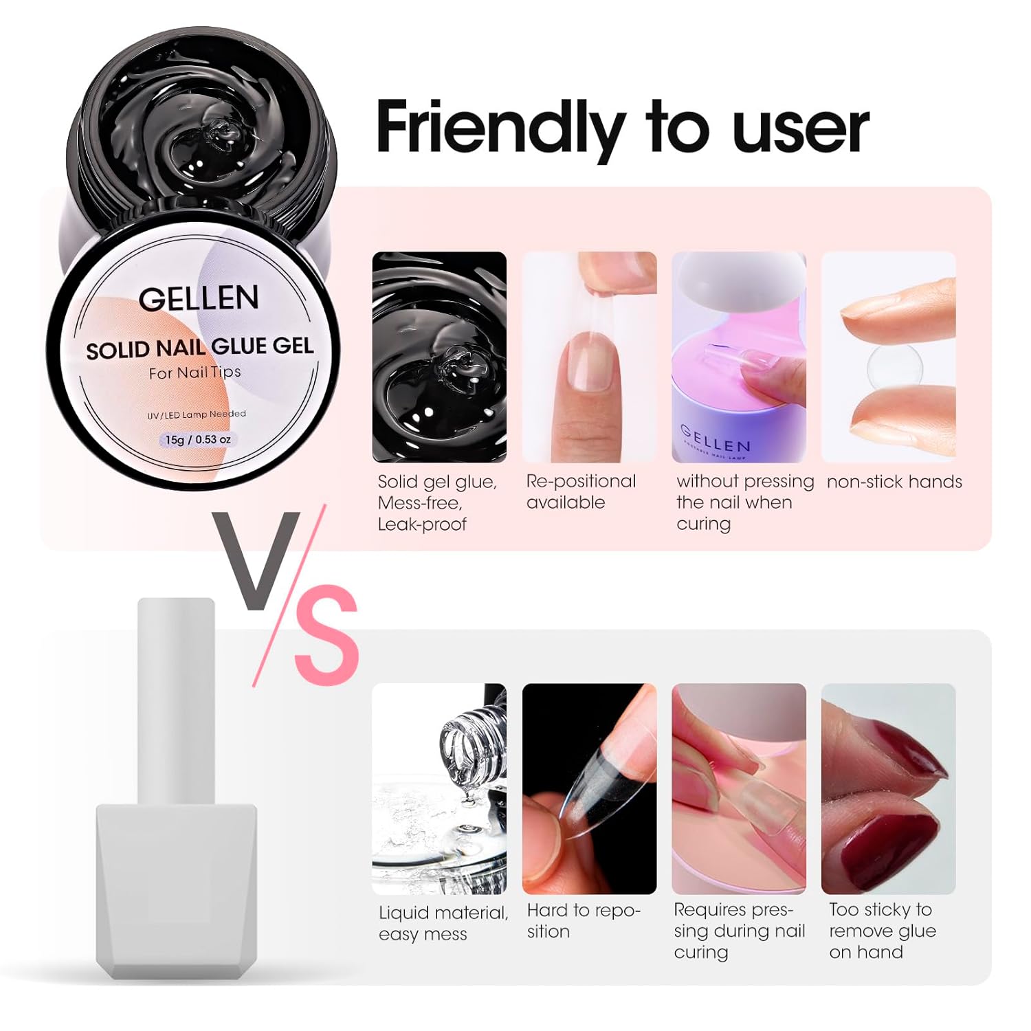 GELLEN Nail Solid Glue Builder - Nail Art Extension review and price