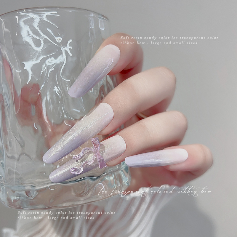 30PCS Fairy Ice Transparent Pi - Nail Art Pink Soft review and price