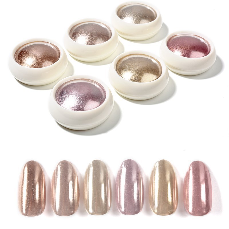 6 Pcs Fantasy Mirror Chrome Ef - Nail Glitter Chrome review and price