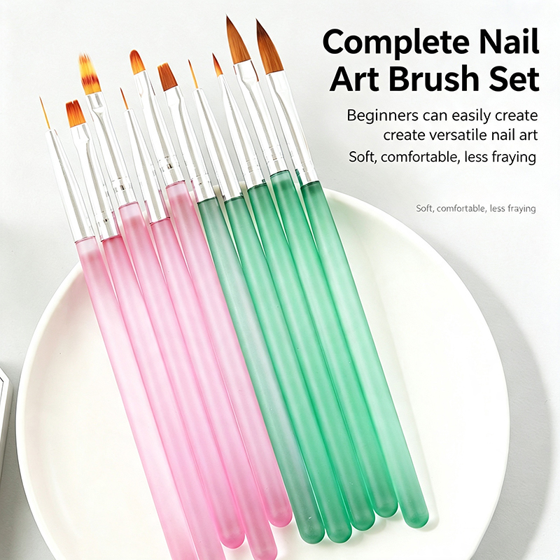 5Pcs Pink Transparent Nail Art - Nail Art Pink Soft review and price