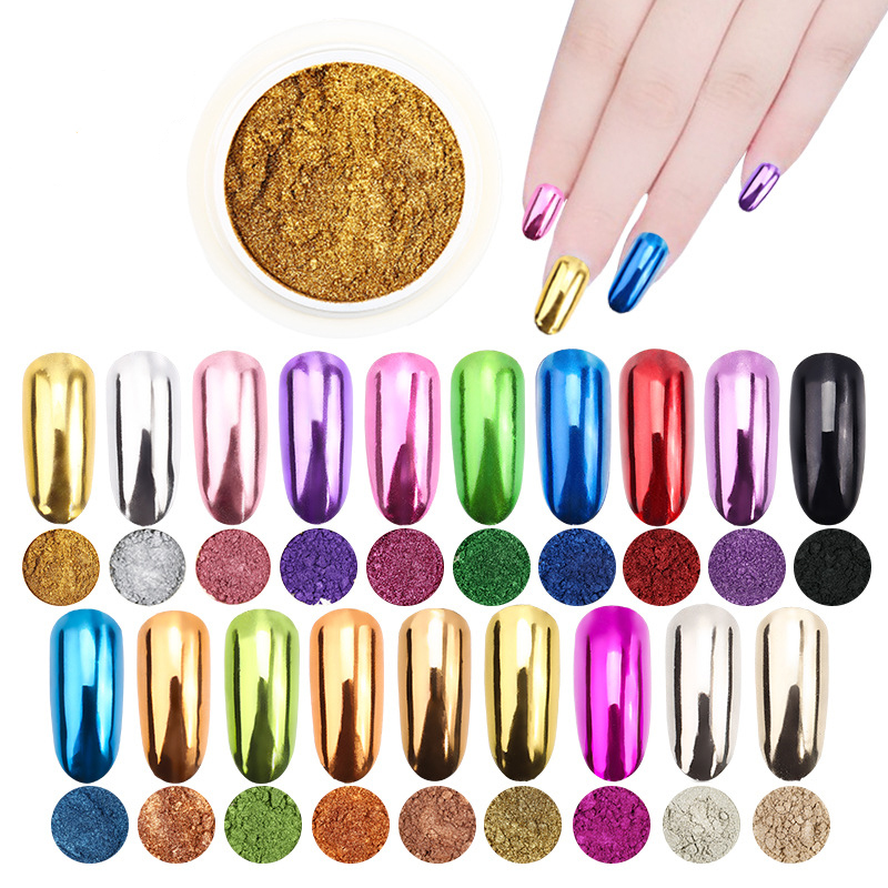 1Pc 19Colors Nail Glitter Mirr - Nail Glitter Chrome review and price