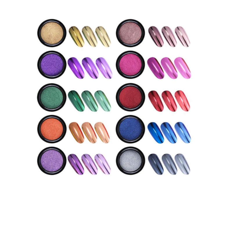 1Pc 19Colors Nail Glitter Mirr - Nail Glitter Chrome review and price