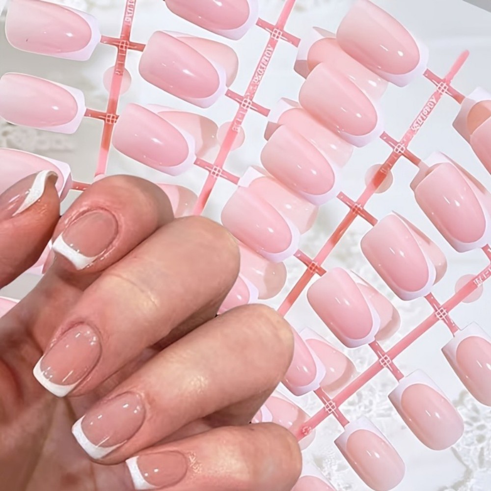 120PCS Short Square French Tip - Nail Art Extension review and price