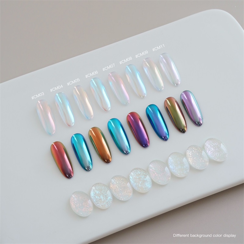 HNDO New Package Aurora Chrome - Nail Glitter Chrome review and price