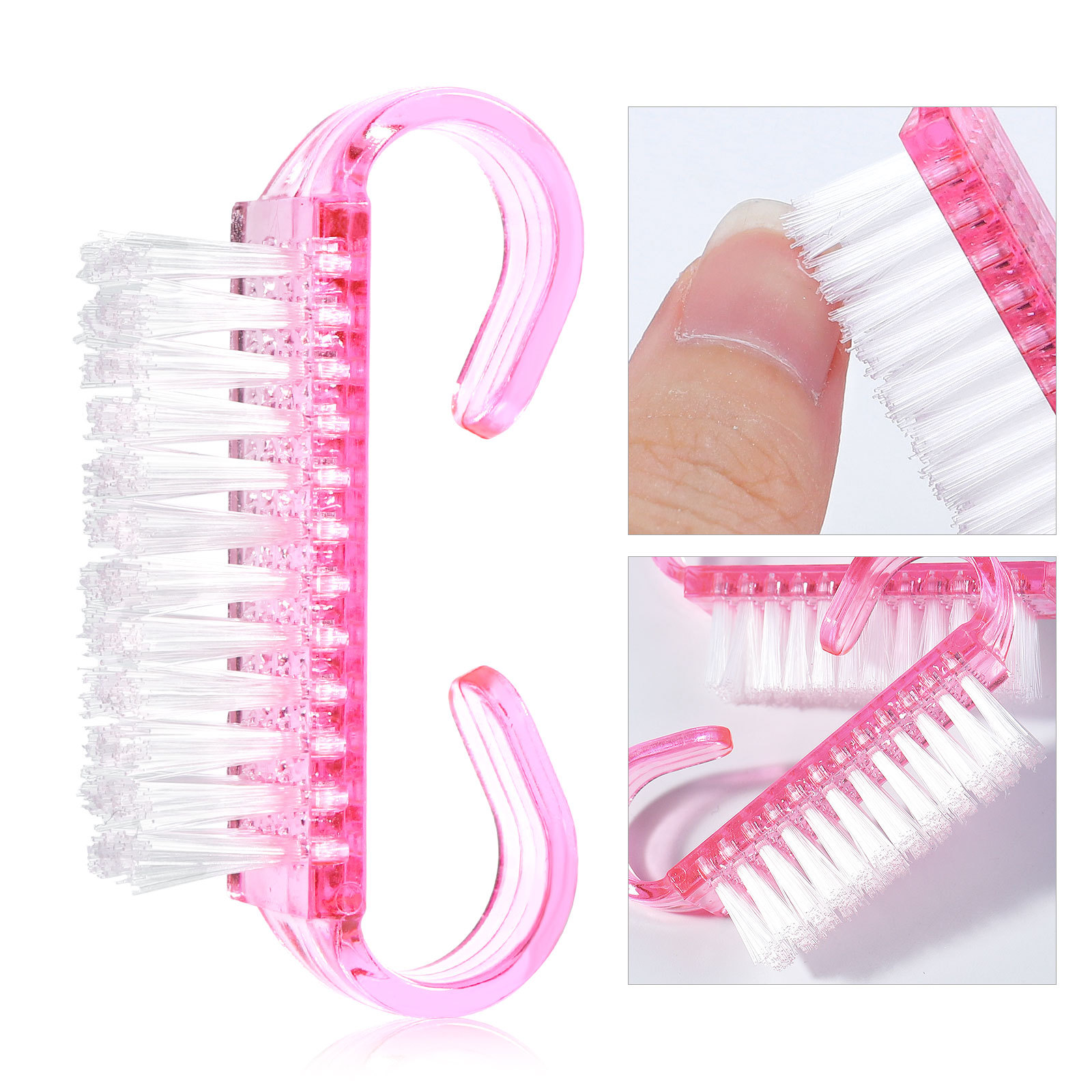 1/5/20Pcs Acrylic Nail Brush P - Nail Art Pink Soft review and price