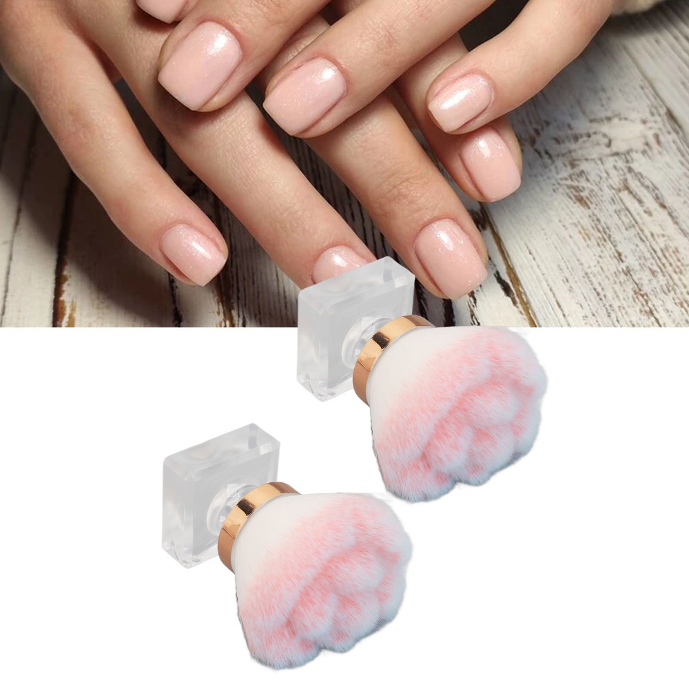2pcs Pink Soft Bristle Nail Du - Nail Art Pink Soft review and price