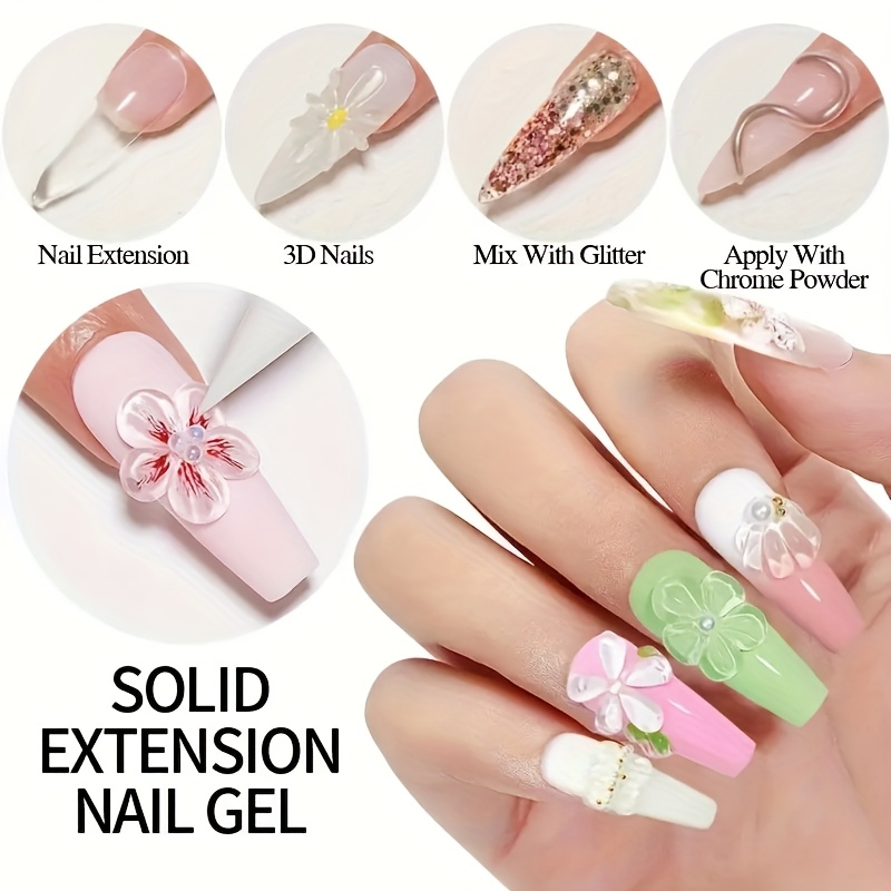 100g Clear Non-Stick Hand Exte - Nail Art Extension review and price