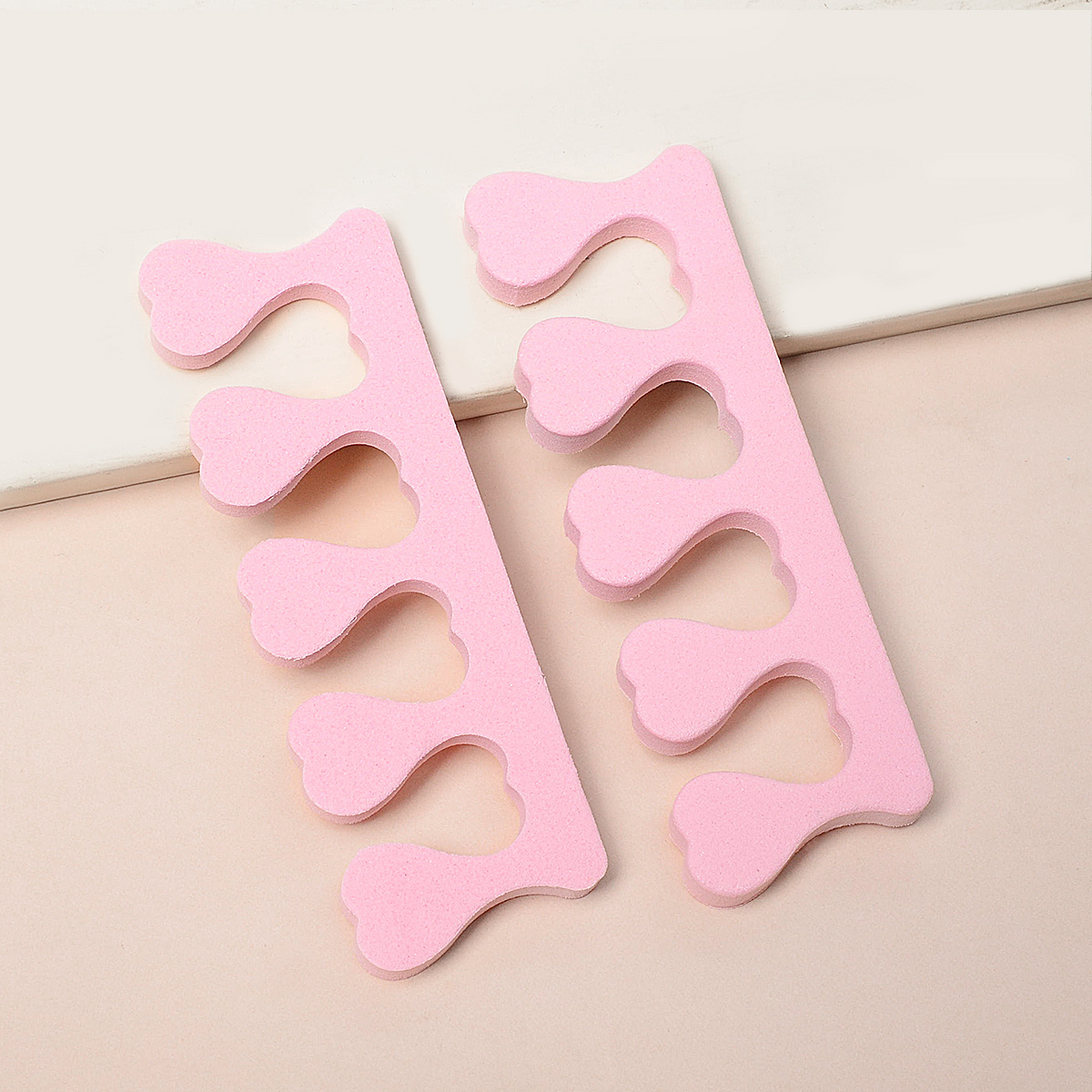 10pair Pink Toe Finger Sponge  - Nail Art Pink Soft review and price
