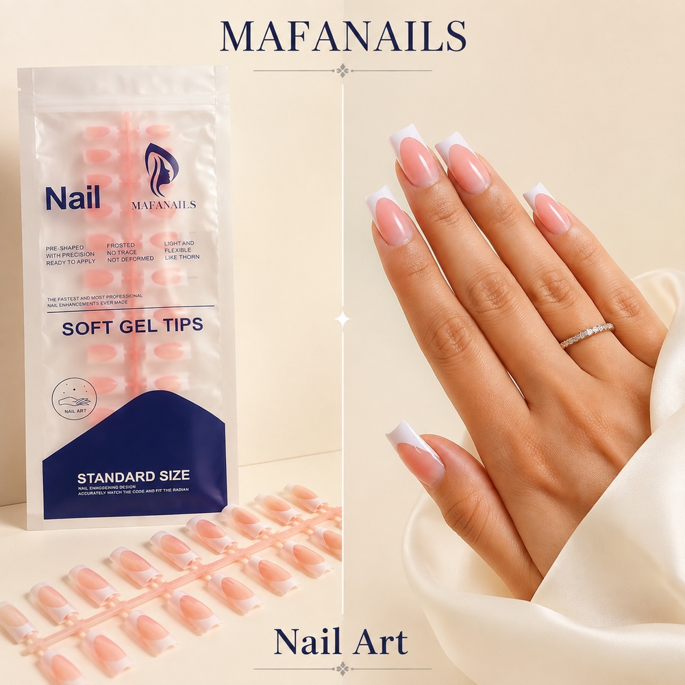 120Pcs Flexible Soft Gel Duck  - Nail Art Pink Soft review and price