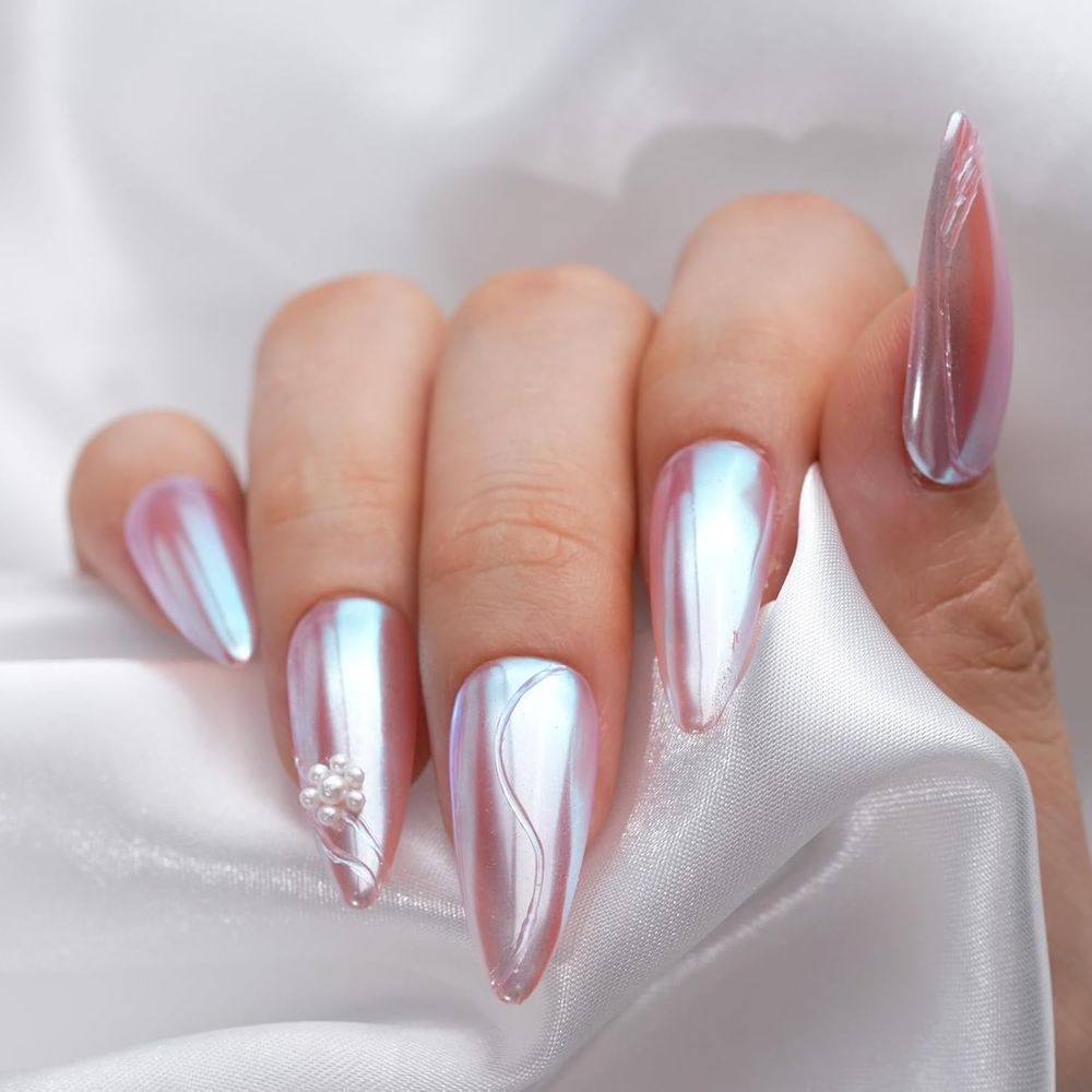 Chrome Nail Powder, Glossy Aur - Nail Glitter Chrome review and price